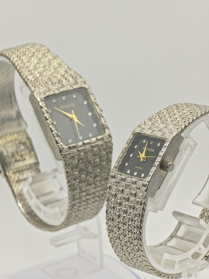 Rogatis Quartz Couple Watch Set His & Hers | Vintage Style | - 203