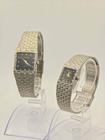 Rogatis Quartz Couple Watch Set His & Hers | Vintage Style | - 203