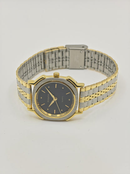 Rogatis Quartz Couple Watch Set His & Hers | Two-Tone Vintage Style | - 204