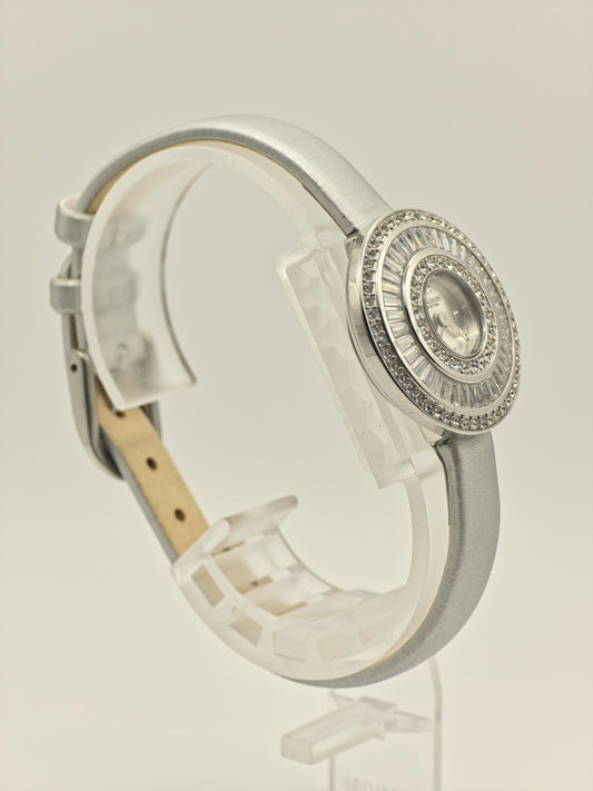 Madison MA012001 Watch Women Silver Crystal Bezel Elegant Dress Style - 220