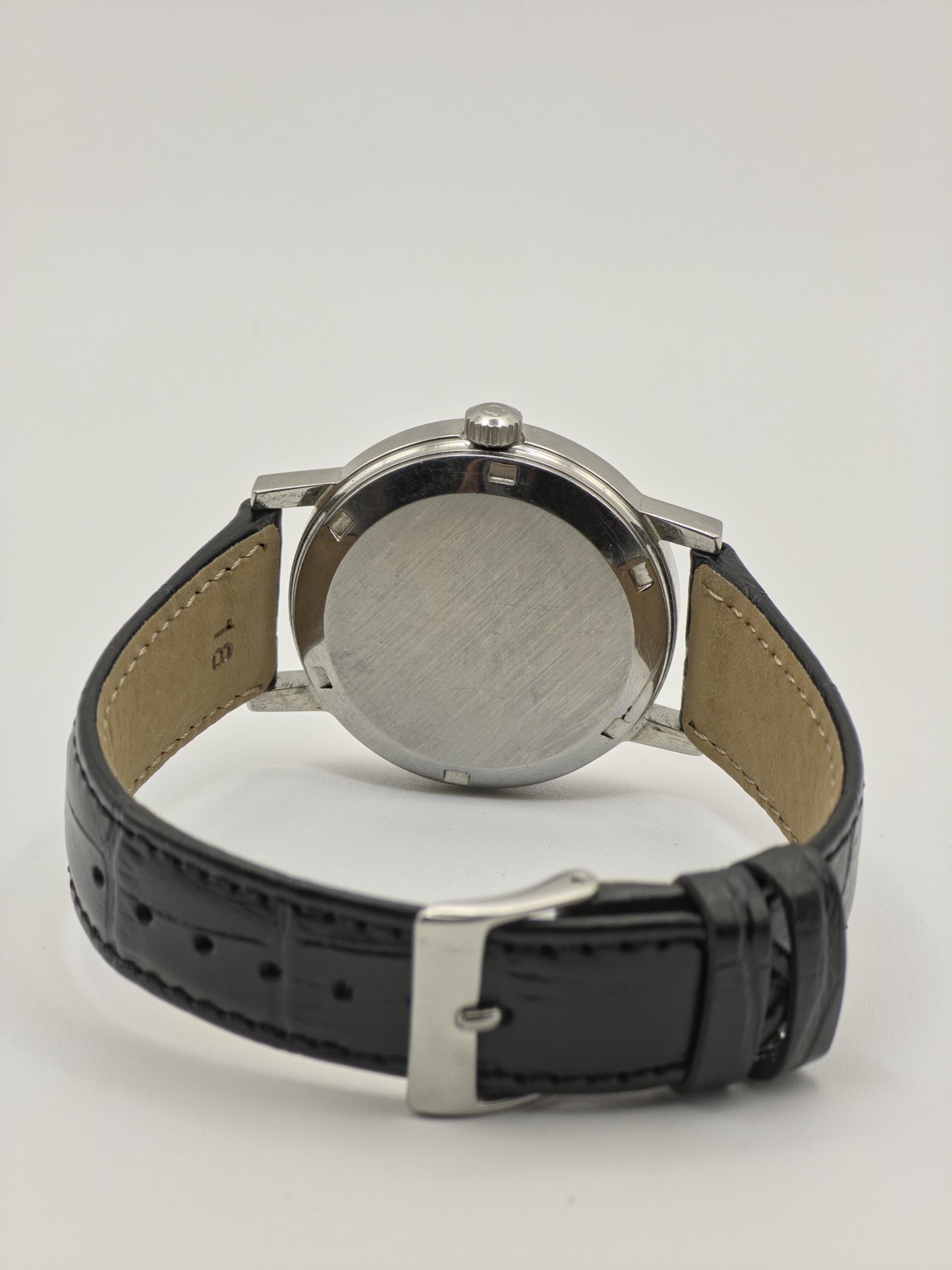 Omega Geneve Automatic Day Date Watch Men Silver Dial Vintage - 221