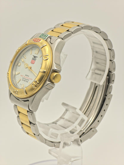 Elgin FK346 Watch Men Two Tone Date Quartz 200M Sports - 227