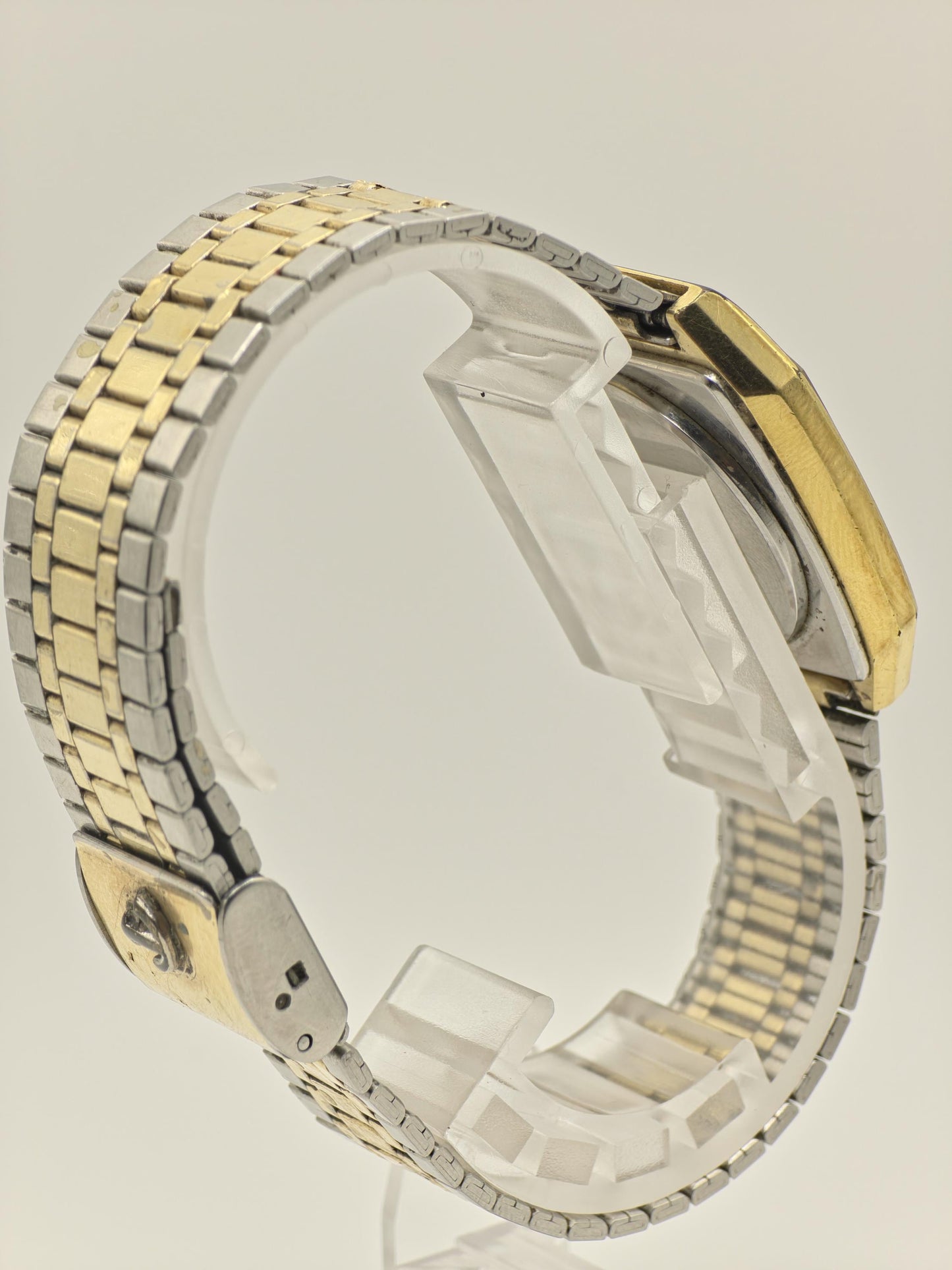 Rado Elegance Quartz Vintage Watch Two Tone Gold Date Swiss - 234