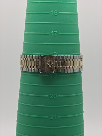 Rado Elegance Quartz Vintage Watch Two Tone Gold Date Swiss - 234