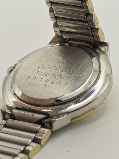 Junghans Grand Prix Quartz Two Tone Roman Bezel Watch Couple  Set - 239