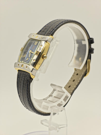 Roberta di Camerino 7004 Watch Women Blue Dial Two Tone Vintage - 223