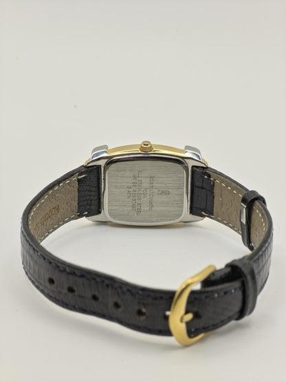 Roberta di Camerino 7004 Watch Women Blue Dial Two Tone Vintage - 223