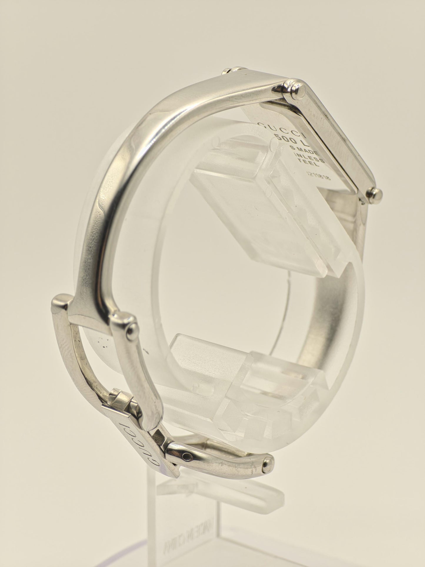Gucci 1500L Quartz Watch Mother of Pearl Dial Silver Women Vintage - 236