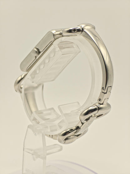 Gucci 119 Quartz Watch Black Dial Silver Bracelet Women vintage - 238