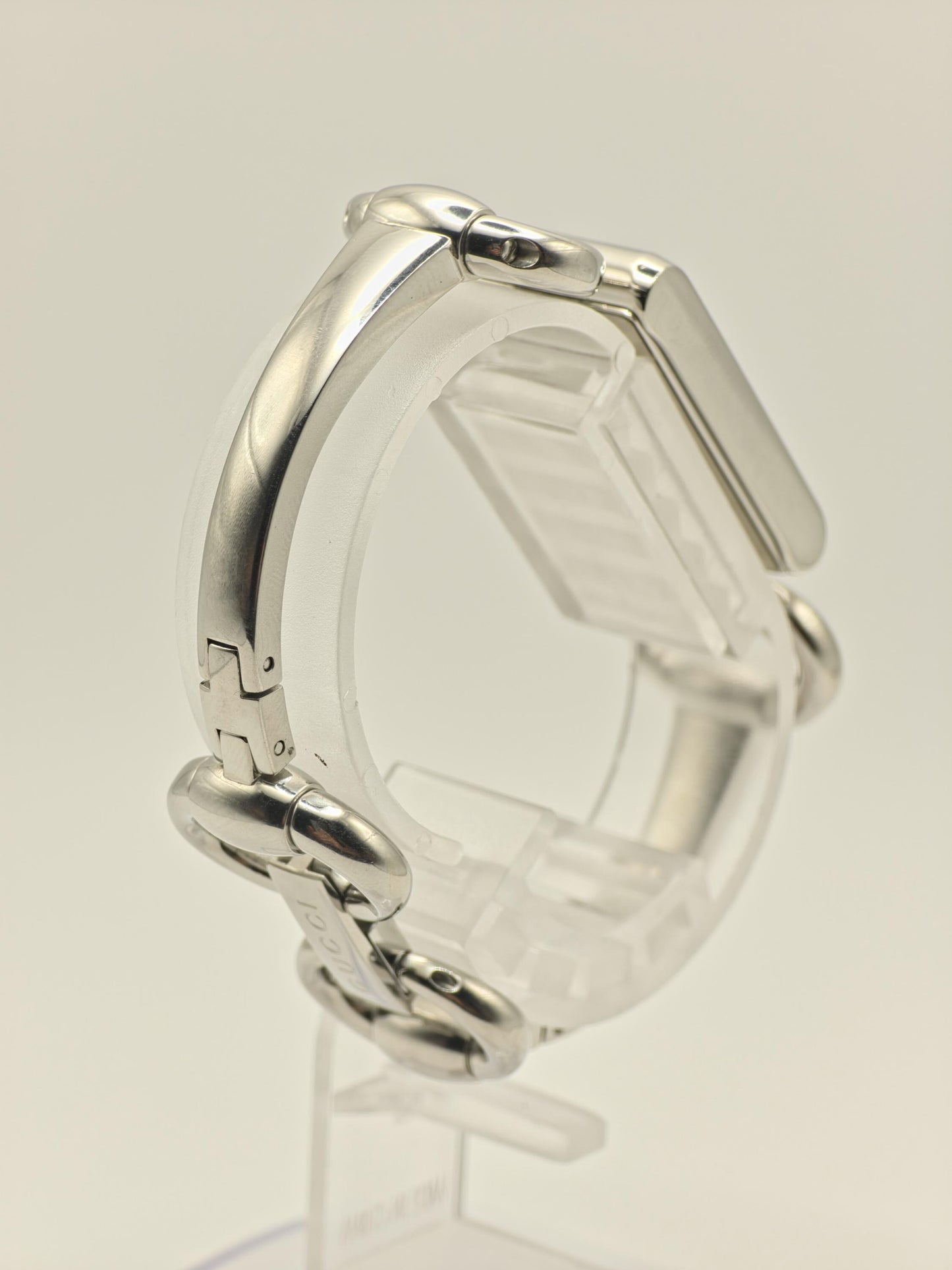 Gucci 119 Quartz Watch Black Dial Silver Bracelet Women vintage - 238
