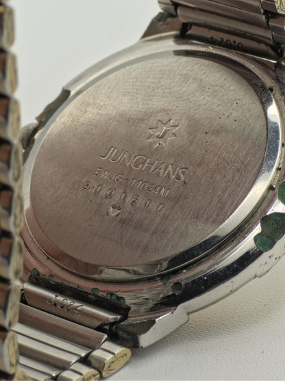 Junghans Grand Prix Quartz Two Tone Roman Bezel Watch Couple  Set - 239