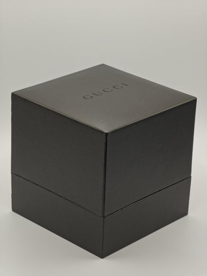 Gucci 105 Quartz Watch GG Monogram Dial Silver Women Box Only | - 244
