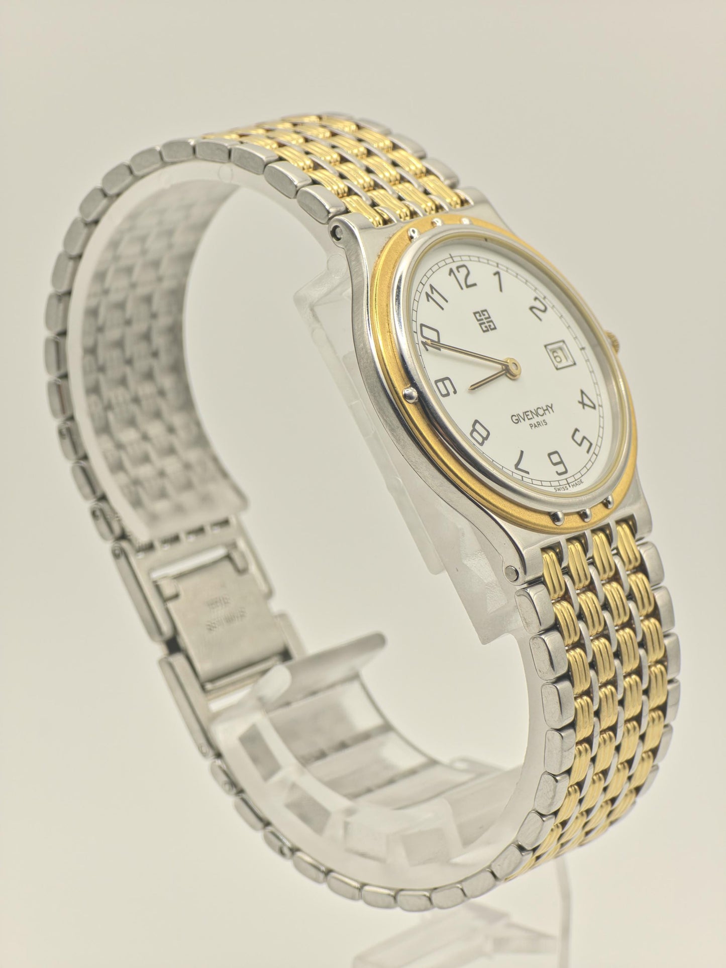 Givenchy Paris Quartz Watch White Dial Two Tone Stainless Steel women - 248