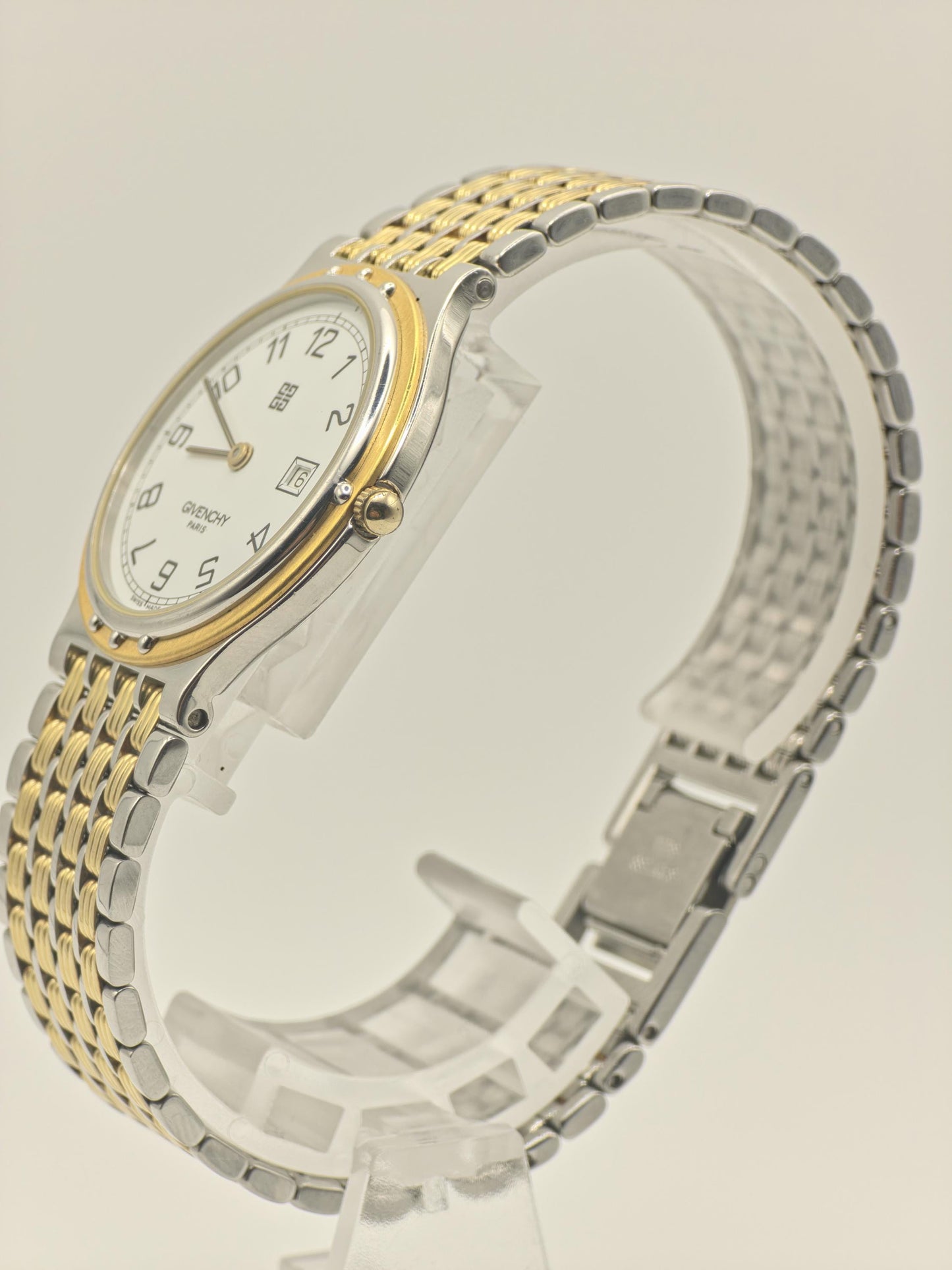 Givenchy Paris Quartz Watch White Dial Two Tone Stainless Steel women - 248