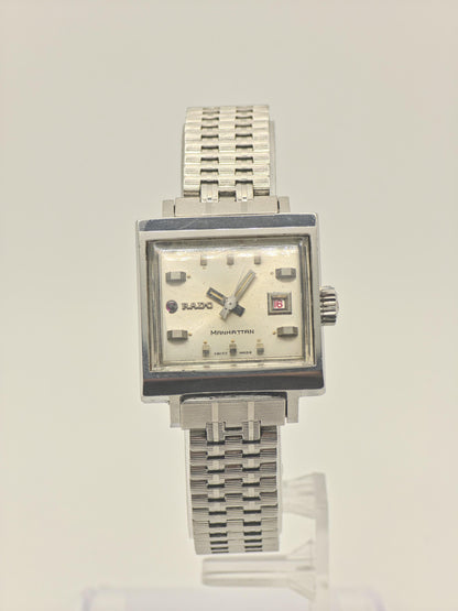 Rado Manhattan Automatic Watch Square Dial Stainless Steel women - 251