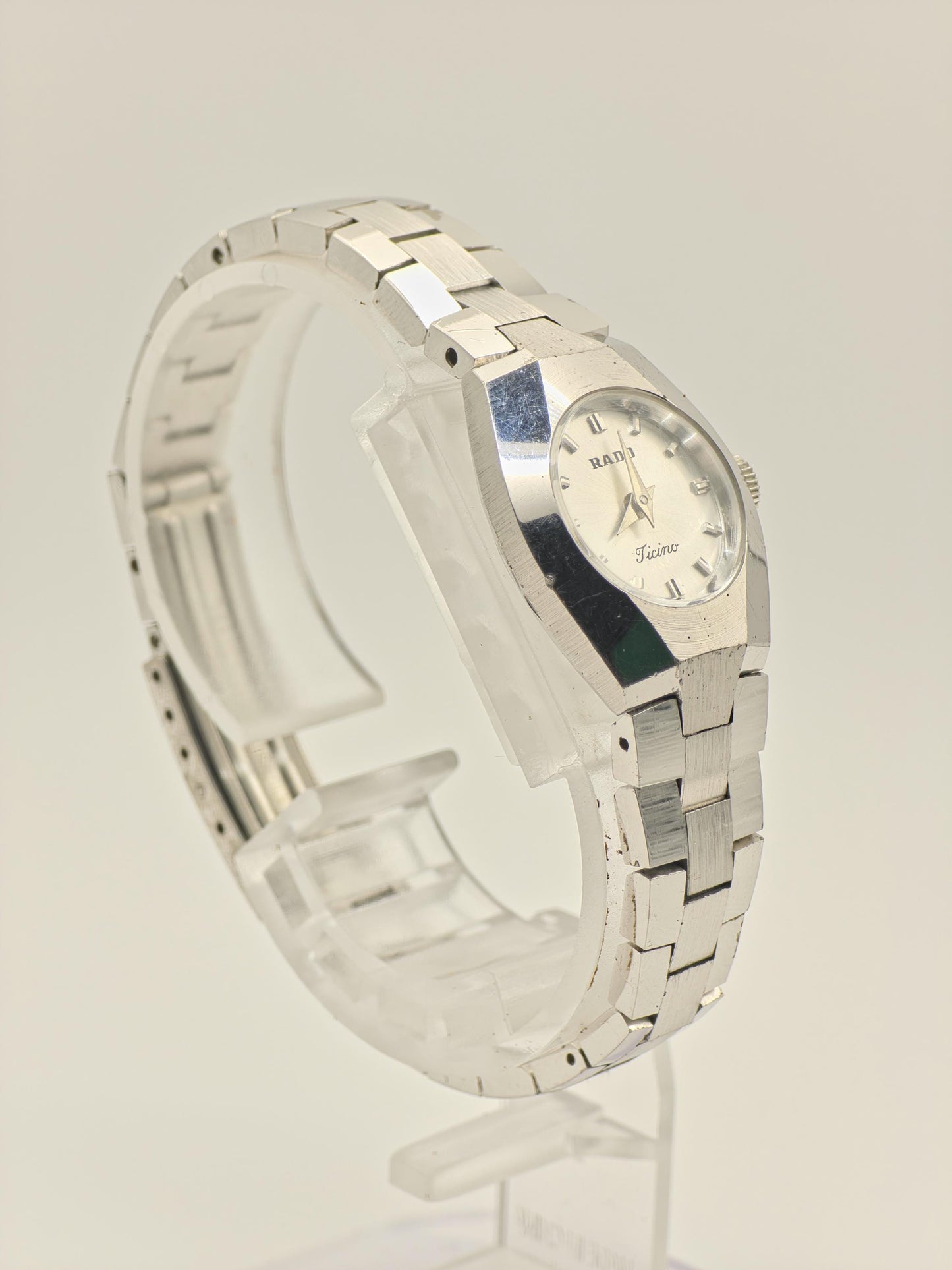 Rado Ticino K56352 Vintage Watch Stainless Steel Bracelet Women Swiss - 264
