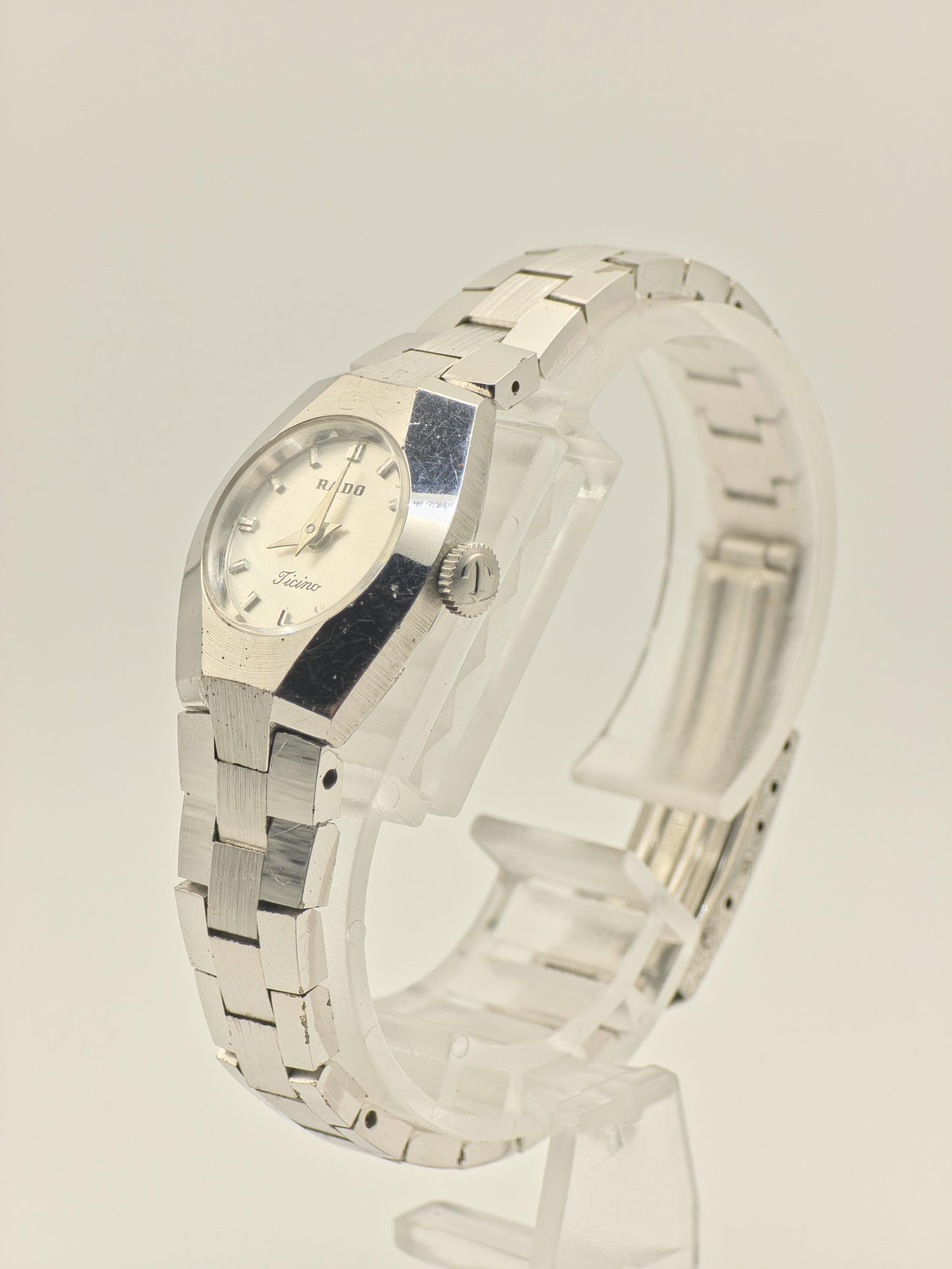 Rado Ticino K56352 Vintage Watch Stainless Steel Bracelet Women Swiss - 264
