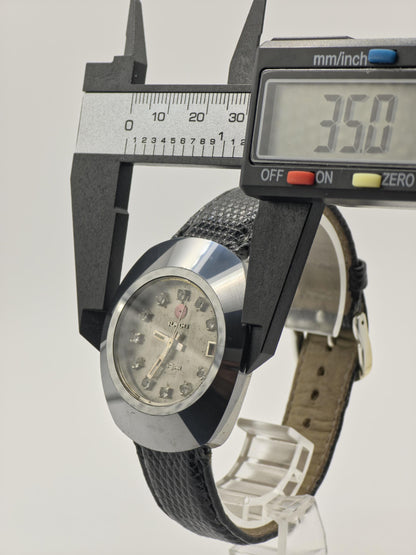 Rado DiaStar 1/E Automatic Watch Diamond Dial Date Vintage Men Swiss - 266