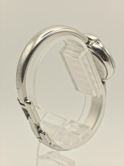 Gucci 1400L Quartz Watch Black Dial Bangle Bracelet Women Swiss - 271