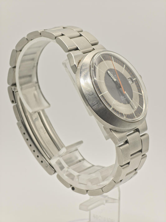 Omega Geneve Dynamic Automatic Watch Bullseye Dial Date Men Swiss Vintage - 281