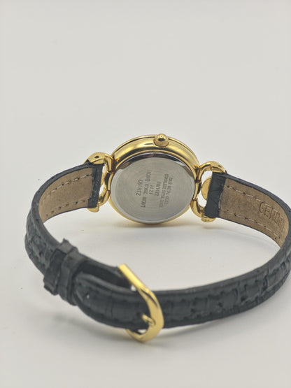 Anne Klein II AL21 Quartz Watch Mother of Pearl Dial Gold Tone Women - 249