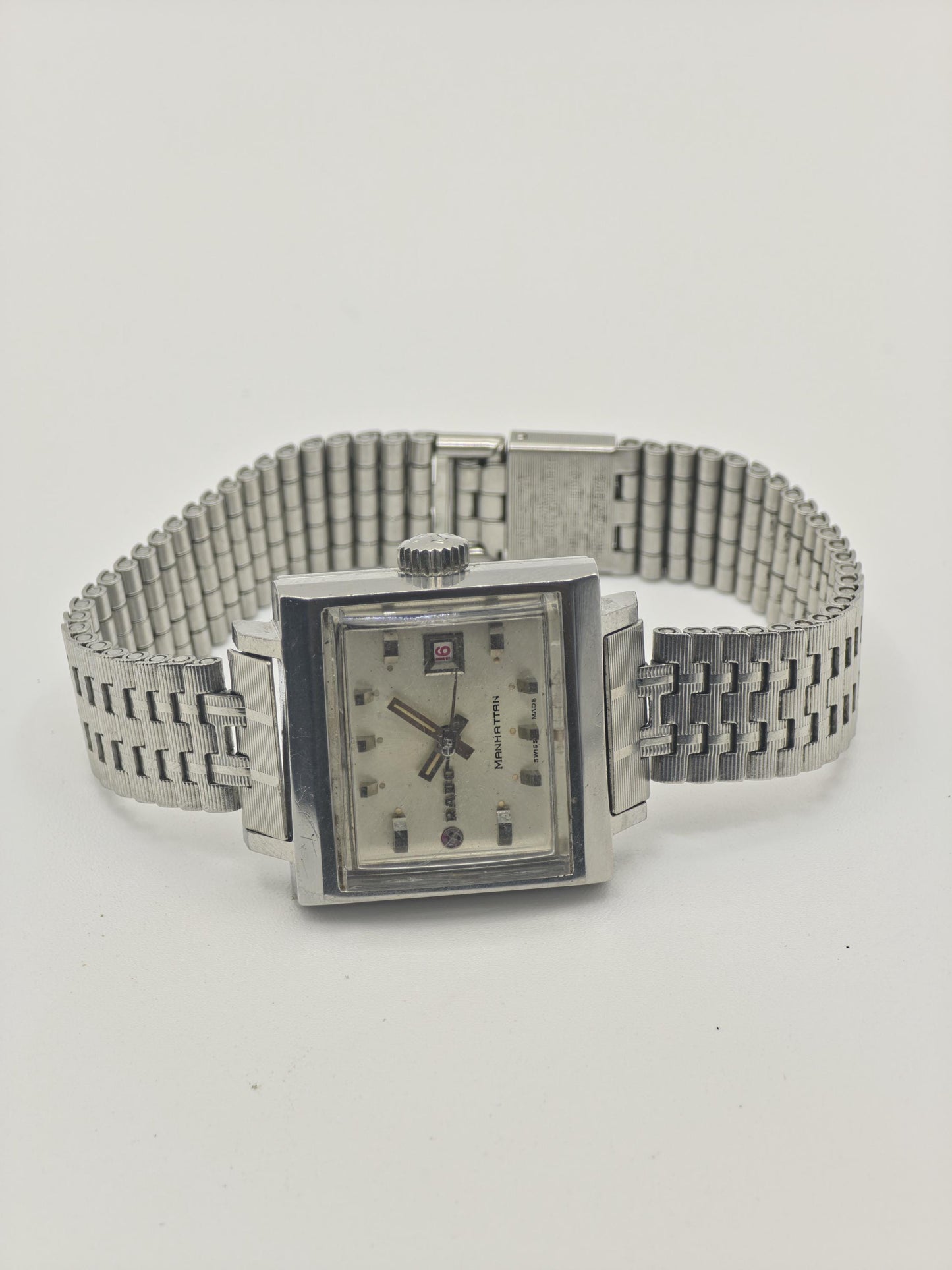 Rado Manhattan Automatic Watch Square Dial Stainless Steel women - 251