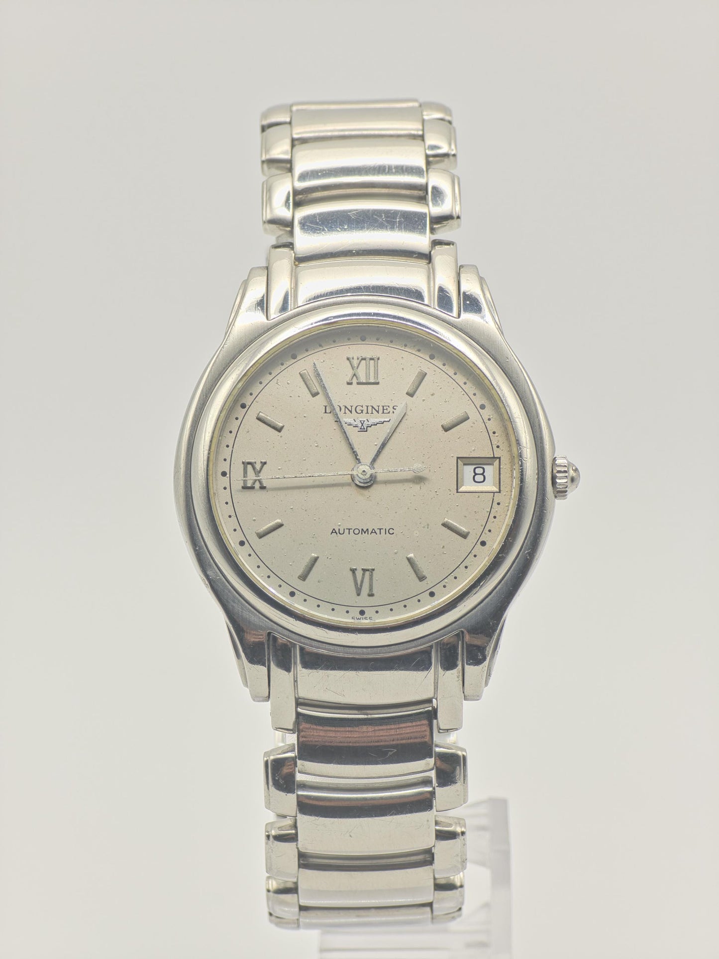 Longines Automatic L5.660.4 Watch Stainless Steel Date Classic Dial Men - 254