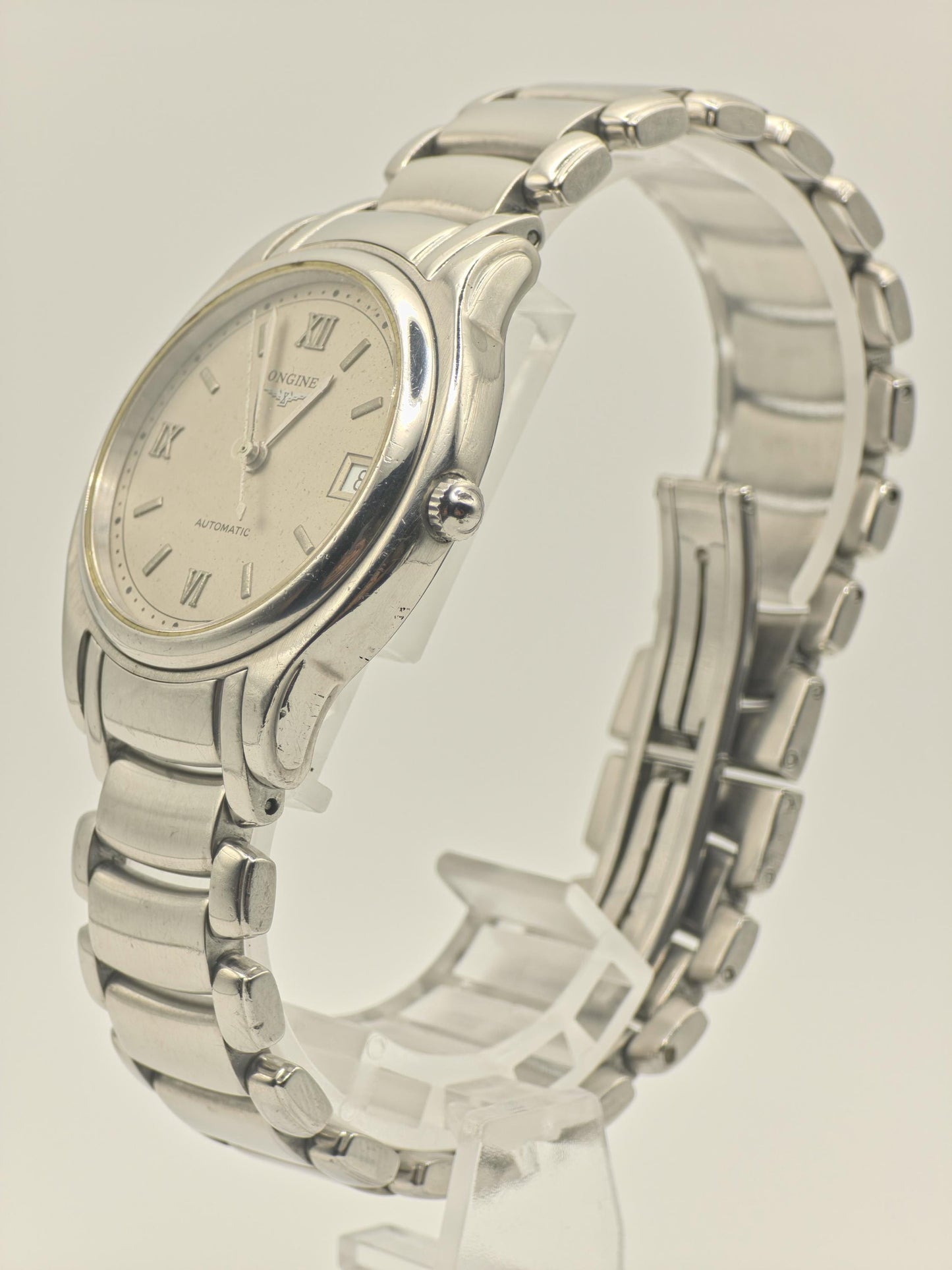 Longines Automatic L5.660.4 Watch Stainless Steel Date Classic Dial Men - 254