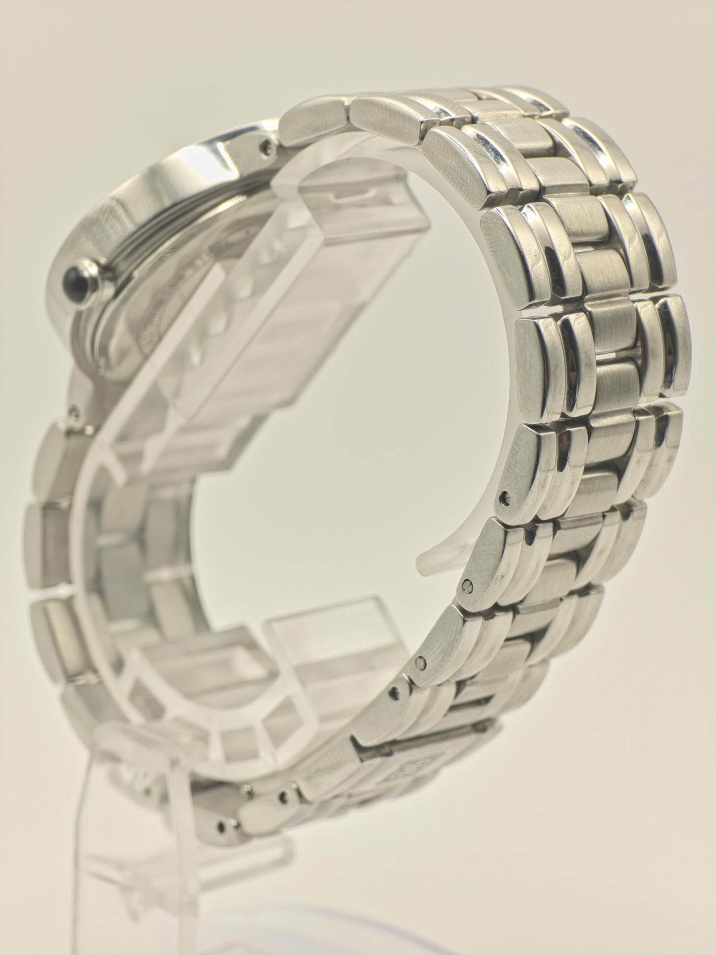 Givenchy RA700491 Quartz Watch Grey Dial Date Stainless Steel Men Swiss Made-257