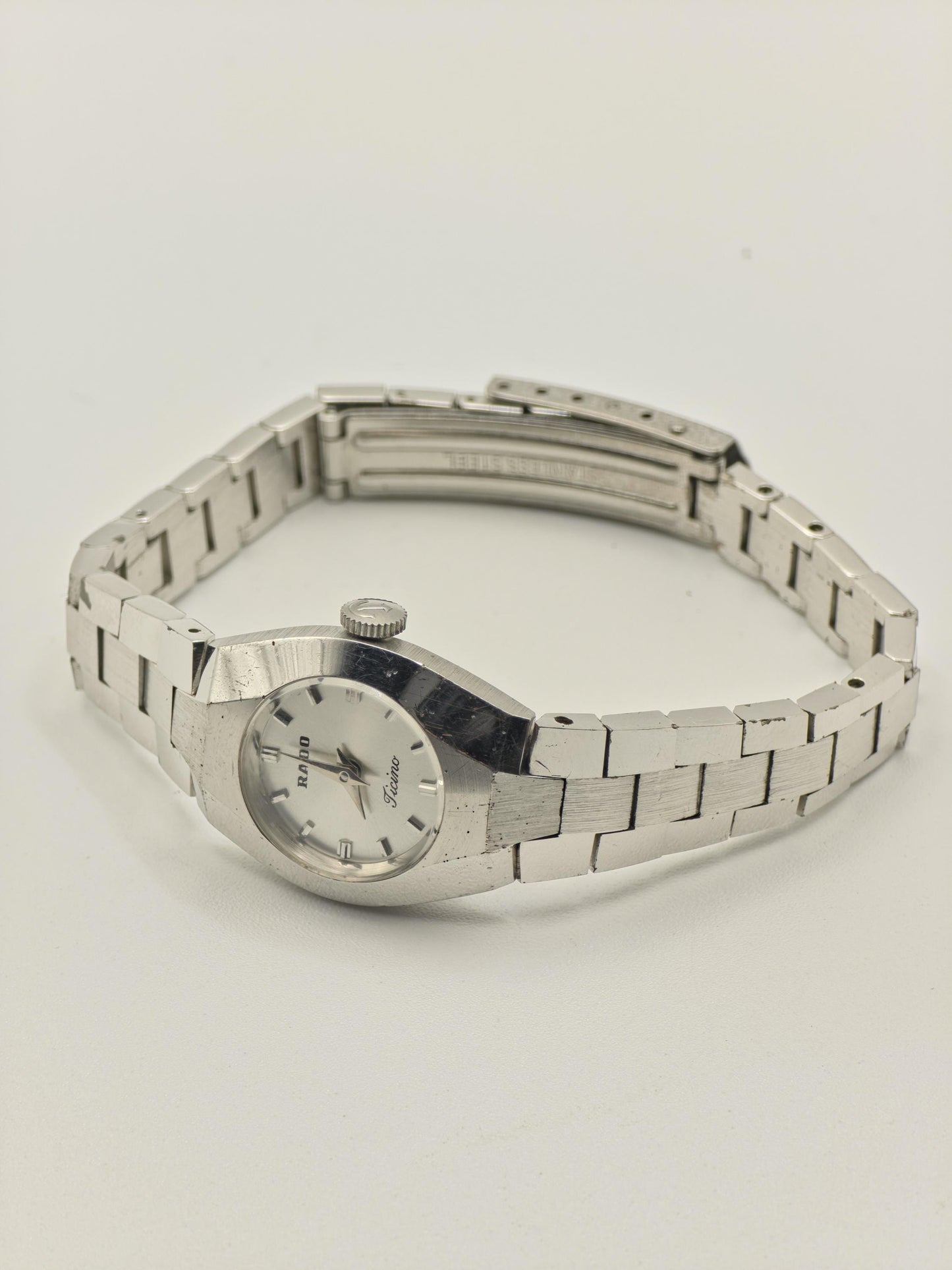 Rado Ticino K56352 Vintage Watch Stainless Steel Bracelet Women Swiss - 264