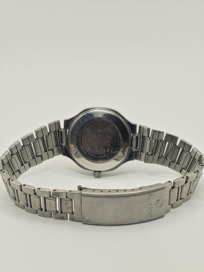 Rado Voyager Automatic Day Date Watch Black Dial Bracelet Vintage Men Swiss -268