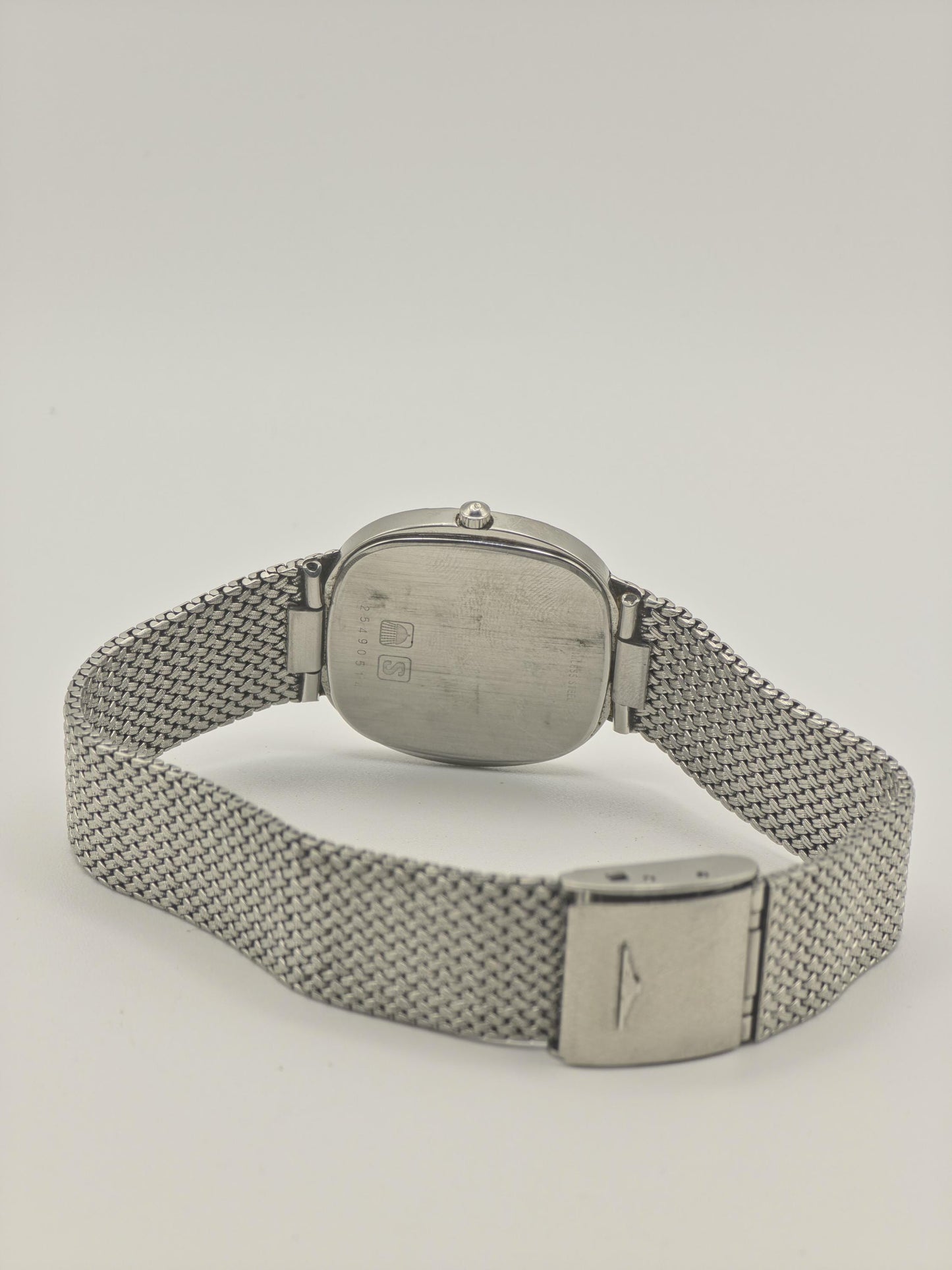 Longines Men Watch Quartz Silver Dial Stainless Steel Swiss Made Vintage | 286