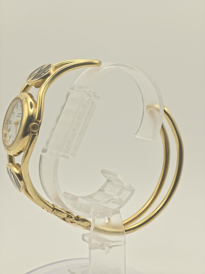 Anne Klein AL21 Women Watch Gold Tone Bracelet White Dial Quartz Vintage | - 287