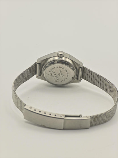 Seiko 21 Jewels Automatic Women Watch Blue Dial Steel Bracelet Vintage | - 288