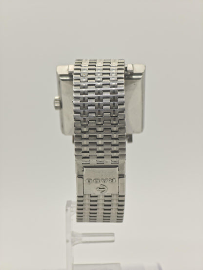 Rado Manhattan Automatic Day Date Square Dial Steel Bracelet Men | - 291