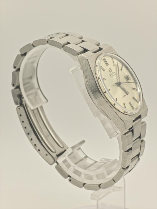 Omega Geneve Automatic Date Silver Dial Steel Bracelet Men | - 292