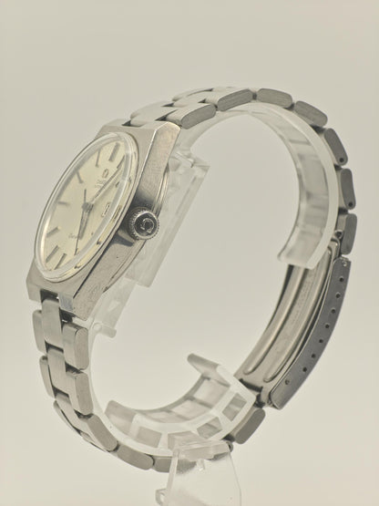 Omega Geneve Automatic Date Silver Dial Steel Bracelet Men | - 292