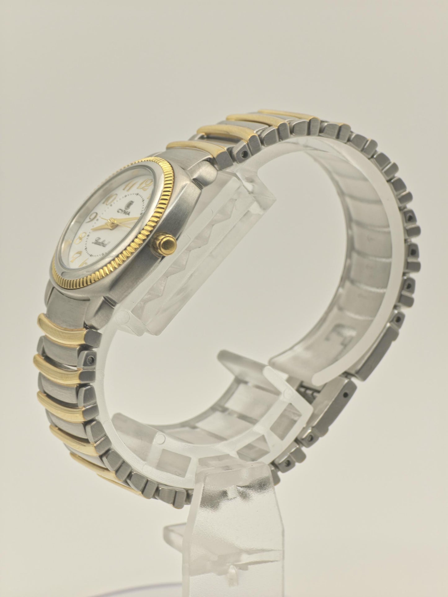 Cyma Sealord Quartz Day Date Two Tone Dial Steel Bracelet Women | - 293