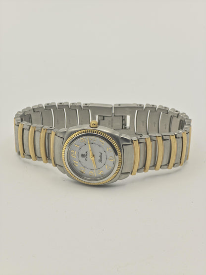 Cyma Sealord Quartz Day Date Two Tone Dial Steel Bracelet Women | - 293