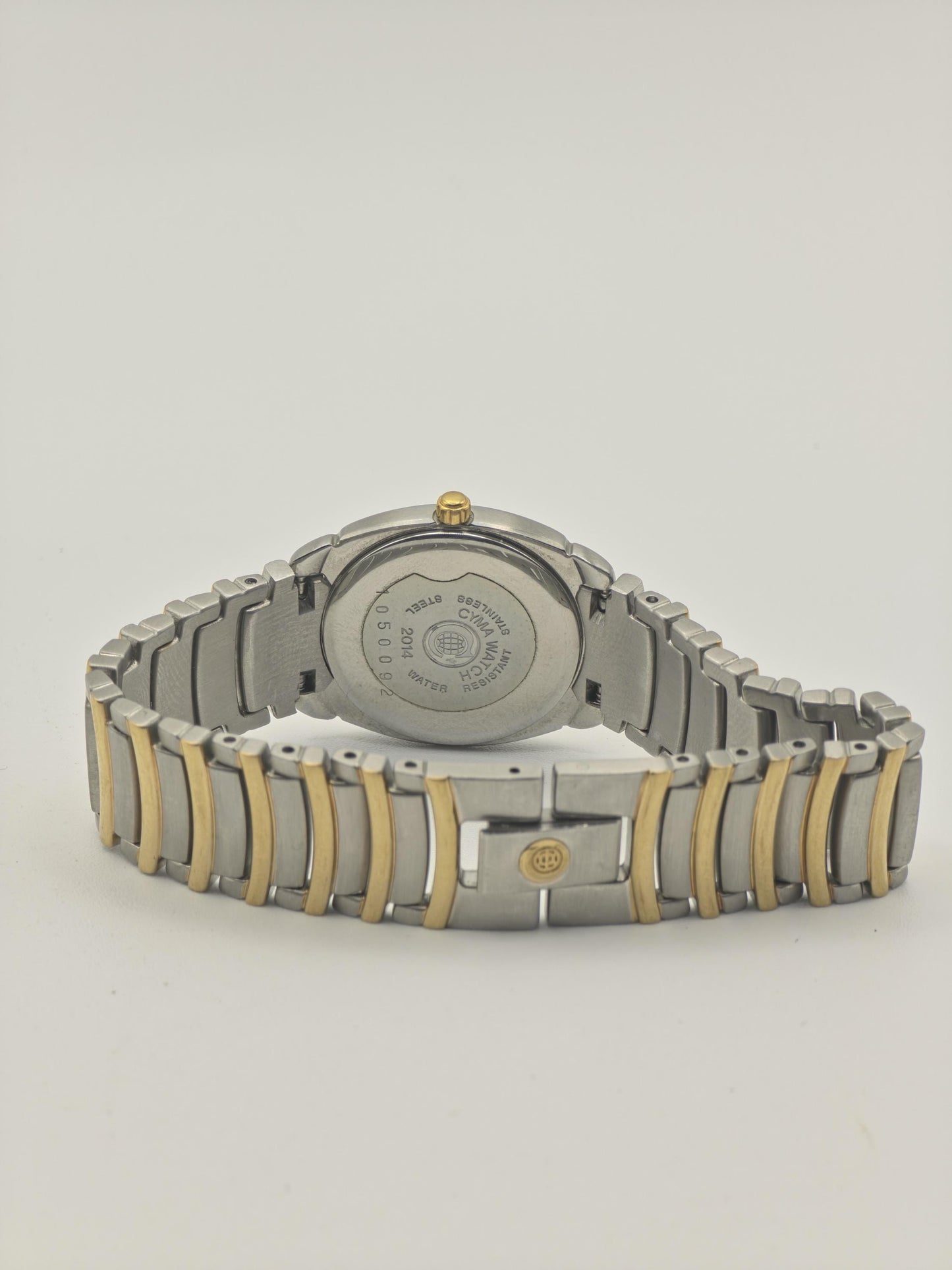 Cyma Sealord Quartz Day Date Two Tone Dial Steel Bracelet Women | - 293