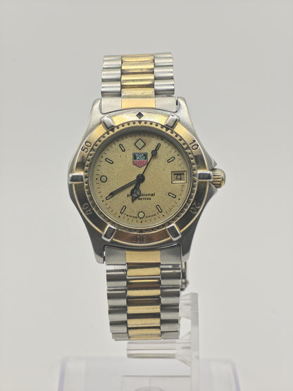 Tag Heuer 964.013-2 Professional Quartz Two Tone Watch Box Papers Unisex | - 298