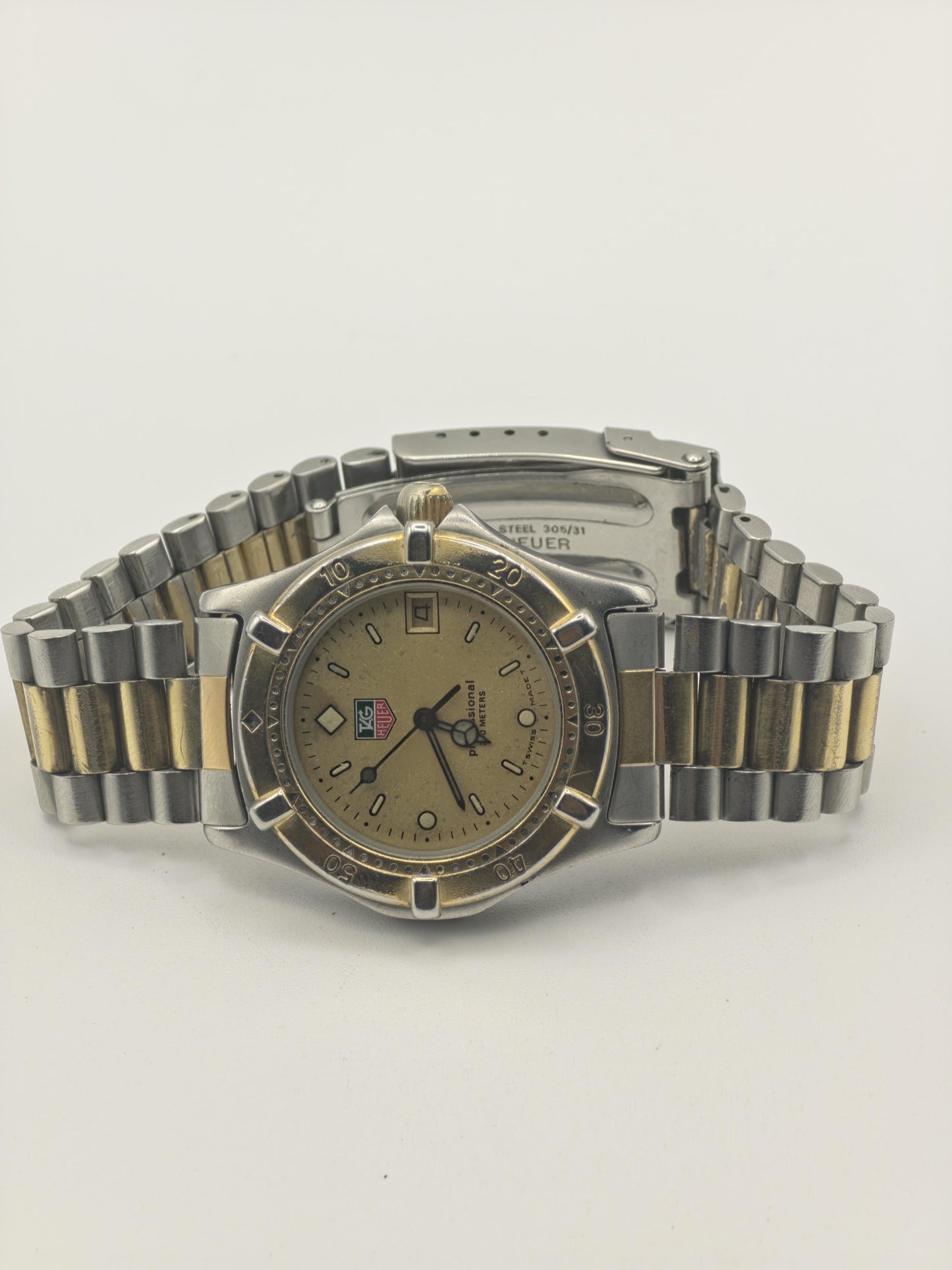 Tag Heuer 964.013-2 Professional Quartz Two Tone Watch Box Papers Unisex | - 298