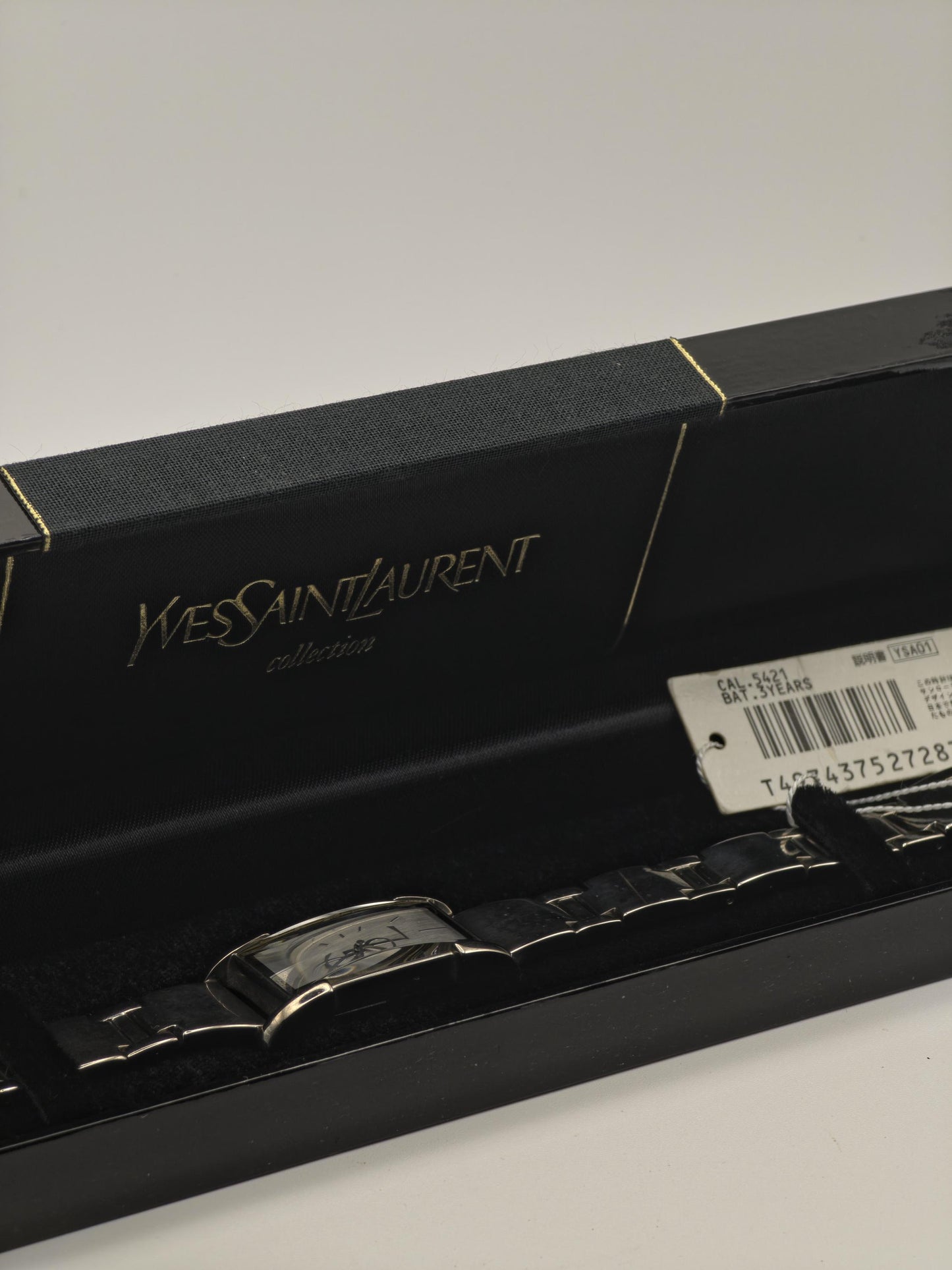 Yves Saint Laurent YSL Women Quartz Slim Bracelet Watch Silver Dial Box Tag | - 302