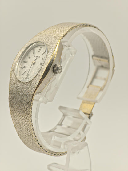 Rado Vintage Quartz Watch Silver Dial Women Swiss Classic - 277