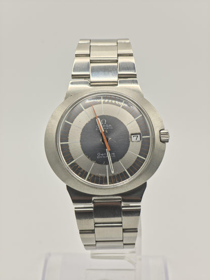 Omega Geneve Dynamic Automatic Watch Bullseye Dial Date Men Swiss Vintage - 281