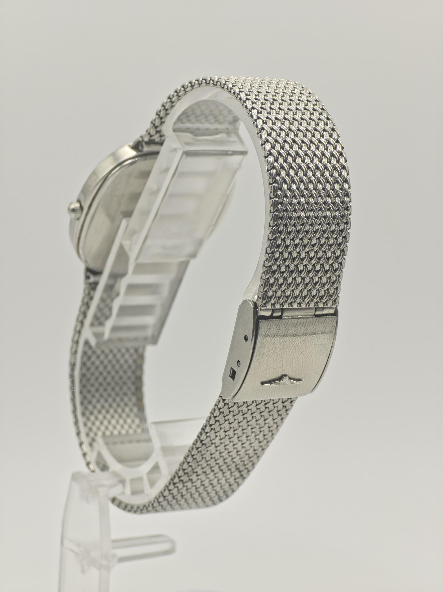 Longines Men Watch Quartz Silver Dial Stainless Steel Swiss Made Vintage | 286