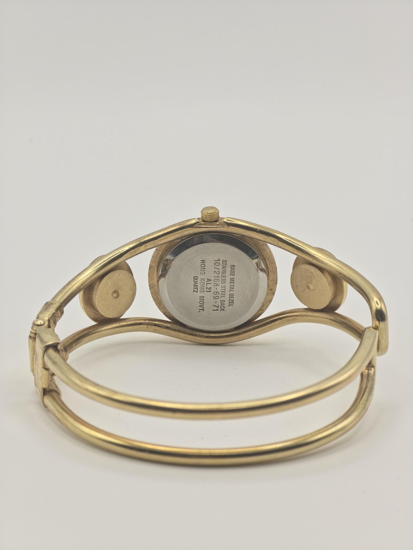 Anne Klein AL21 Women Watch Gold Tone Bracelet White Dial Quartz Vintage | - 287