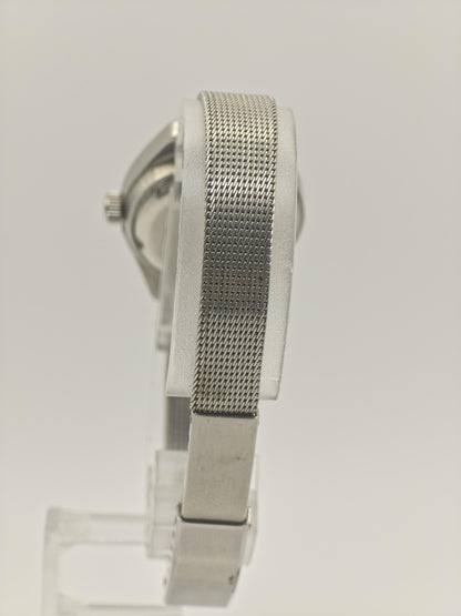 Seiko 21 Jewels Automatic Women Watch Blue Dial Steel Bracelet Vintage | - 288
