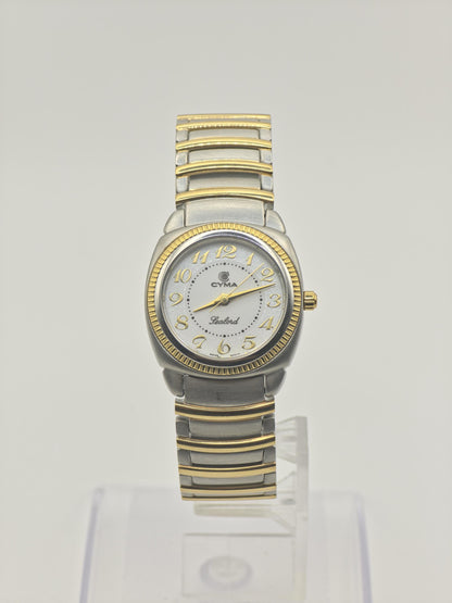 Cyma Sealord Quartz Day Date Two Tone Dial Steel Bracelet Women | - 293