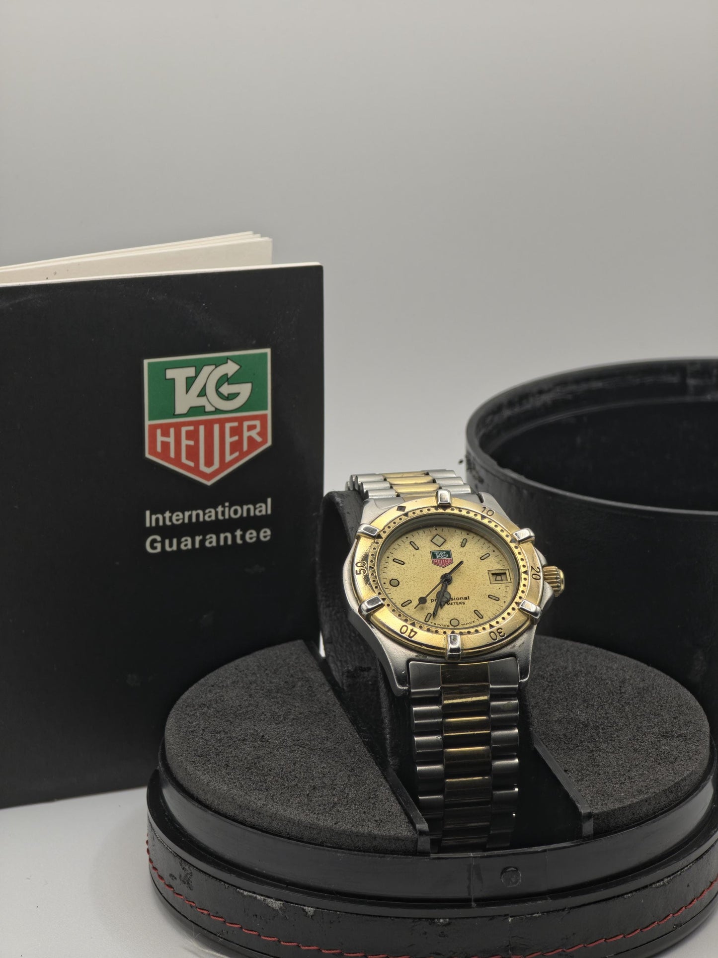 Tag Heuer 964.013-2 Professional Quartz Two Tone Watch Box Papers Unisex | - 298